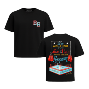 PLAYERA UN APLAUSO PA MAMI Y PAPI MERCH